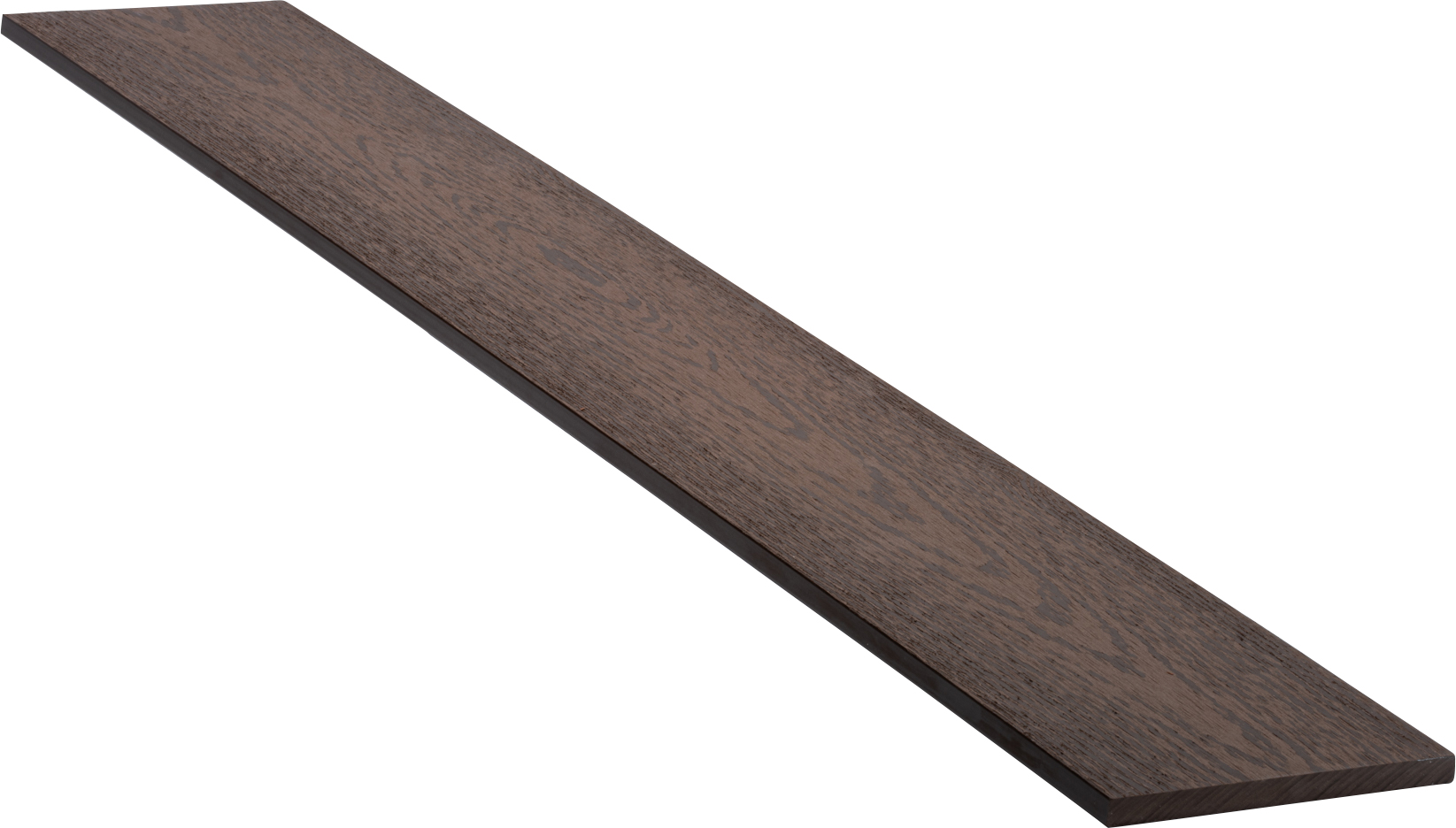 Lišta boční dřevoplastová WPC PERI odstín chocolate 150×12×2900 mm