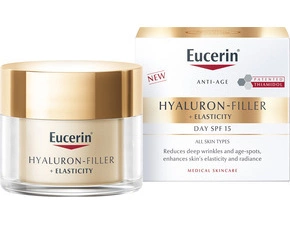 Denní krém pro zralou pleť Hyaluron-Filler + Elasticity denní krém SPF 15 50ml