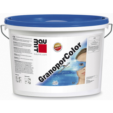 Barva fasádní Baumit GranoporColor probarvená 5 l
