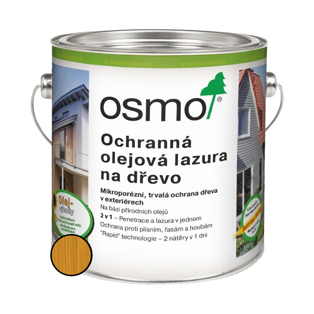 Lazura olejová ochranná Osmo 700 borovice 2,5 l