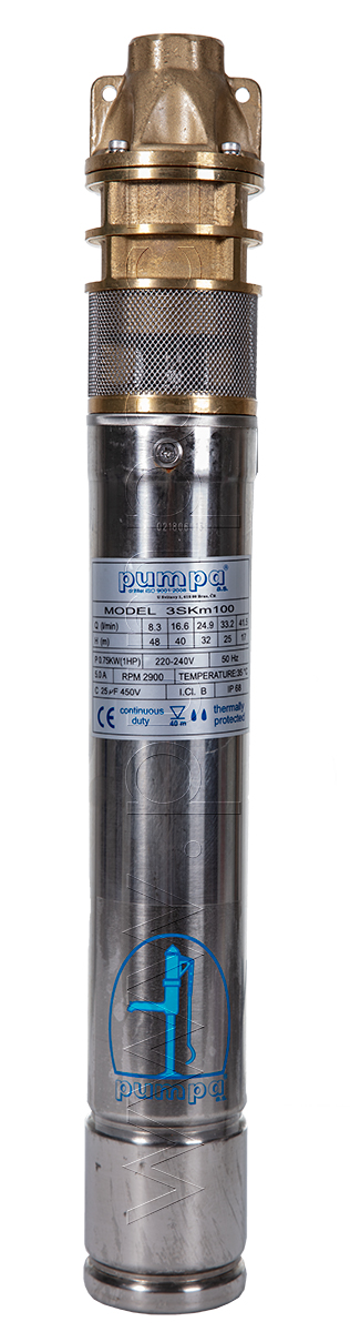 Čerpadlo ponorné Blue Line 3SKM 100 kabel 25 m 230 V, spínací skříň