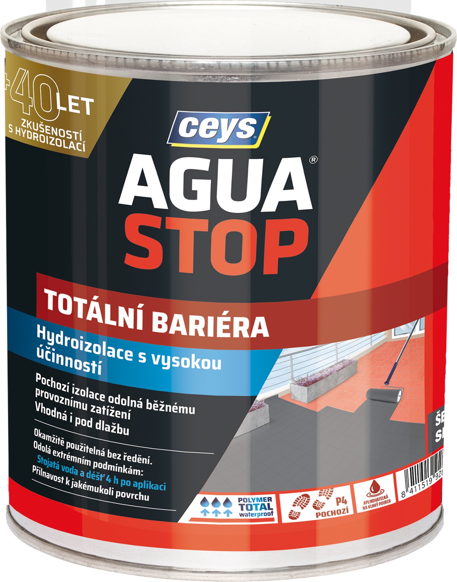 Hydroizolace Ceys AGUA STOP totální bariéra 1 kg