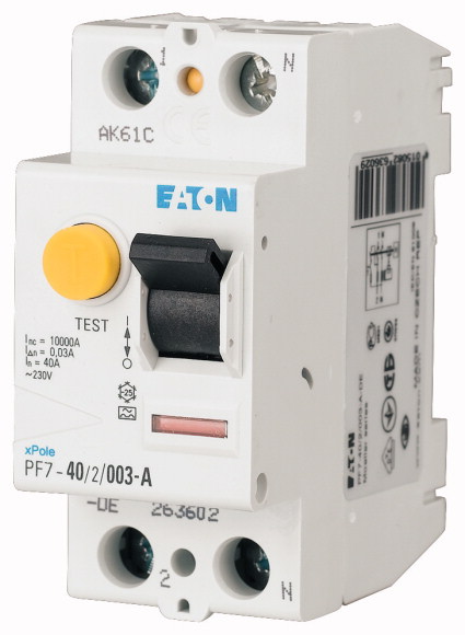 Chránič proudový Eaton PF7-40/2/003