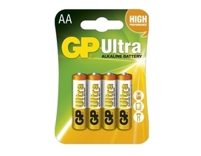 Baterie GP Ultra Alkaline AA 4 ks