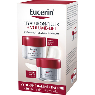 Denní krém Hyaluron-Filler+Volume-Lift 50 ml + Noční krém 50 ml