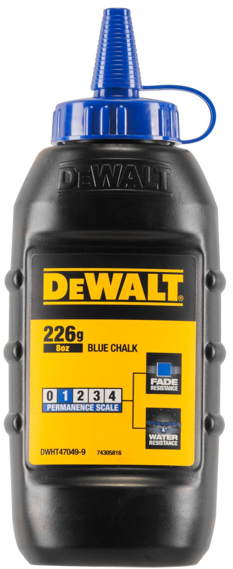 Křída prášková DeWALT DWHT47049-9 modrá