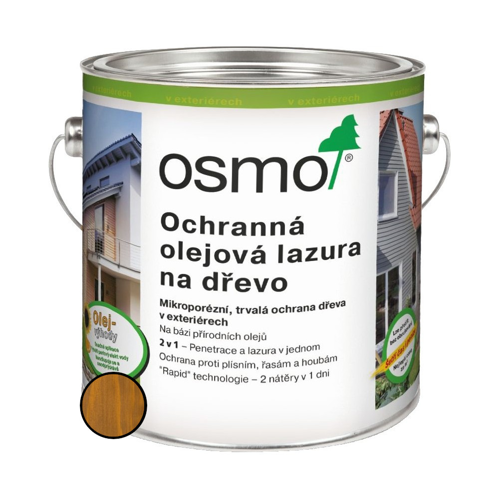 Lazura olejová ochranná Osmo 706 dub, 3 l