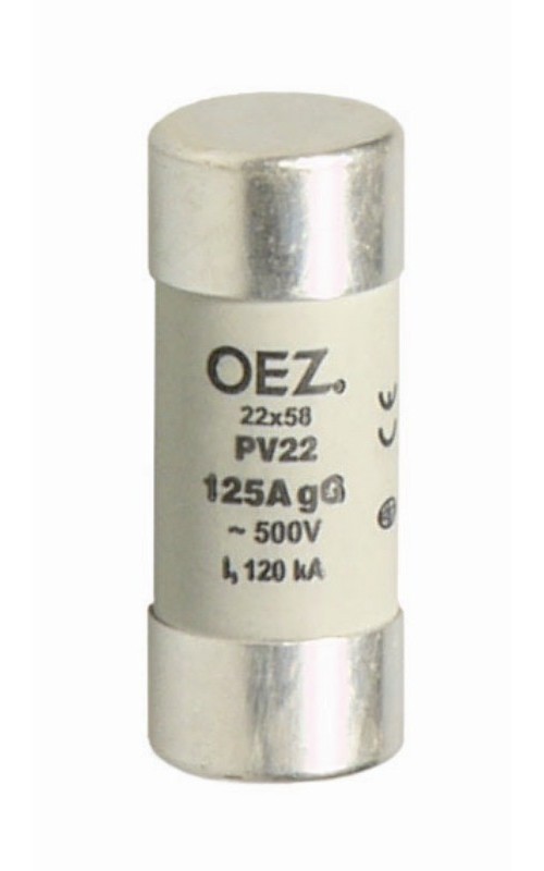 Vložka pojistková OEZ PV22 gG 125 A 10 ks/bal.