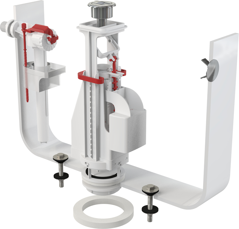 Souprava splachovací Alca SA08A-1/2" s dvoutlačítkem