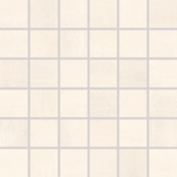 Mozaika Rako Rush 5×5 cm (set 30×30 cm) světle béžová WDM05518