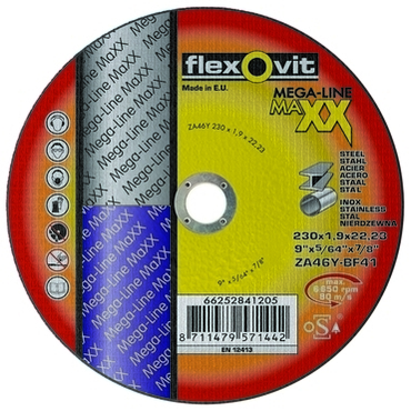 Kotouč řezný Flexovit ML Maxx ZA46Y-BF41 230×22,23×1,9 mm