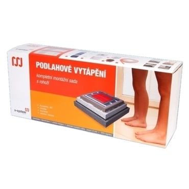 Topná rohož s termostatem sada Teplá dlažba 300 W 2 m2