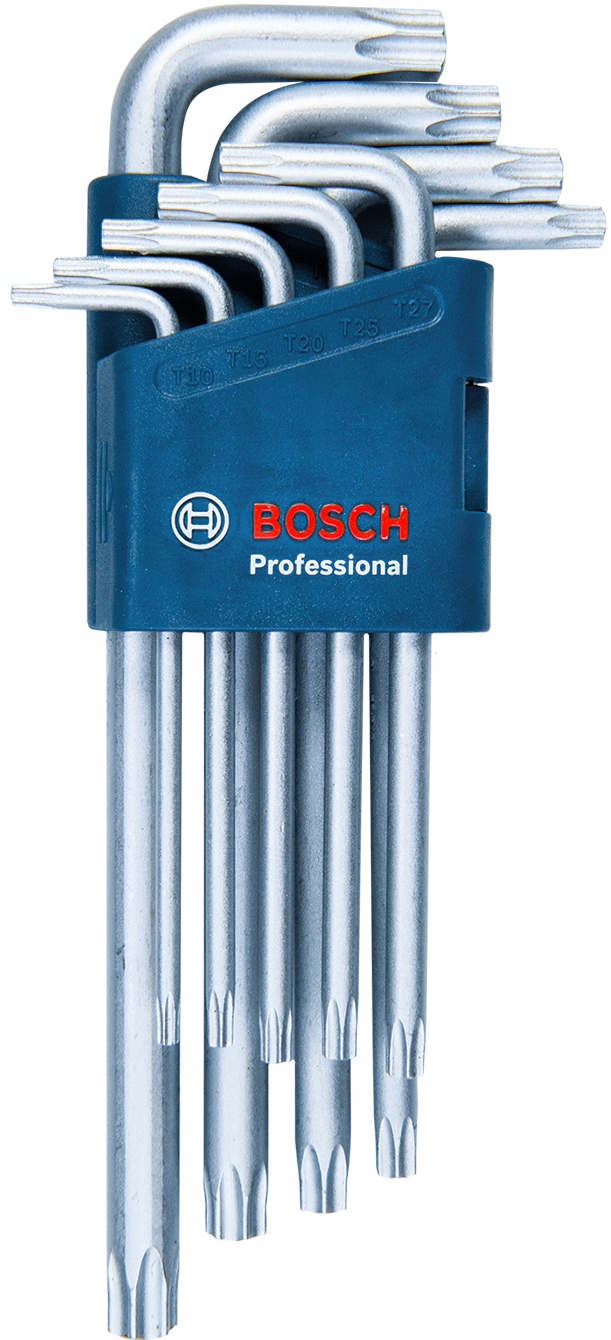 Sada torx klíčů Bosch T10–50 9 ks