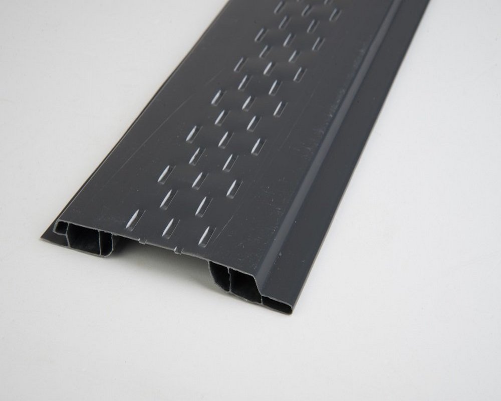 Profil ventilační plastový grafit 100x9×3000 mm