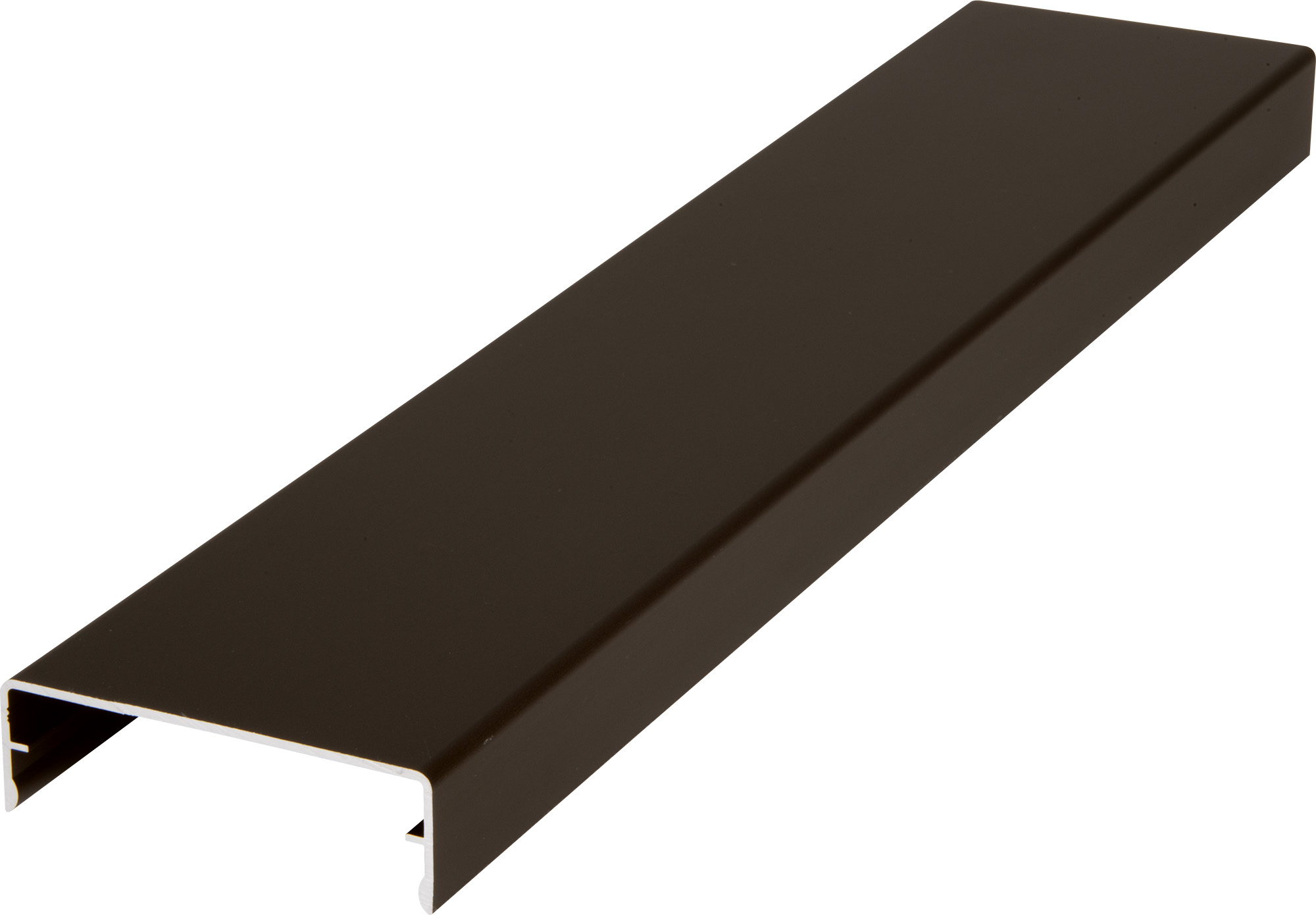 Krytka upevňovacího profilu hliníková elox bronz délka 6 m
