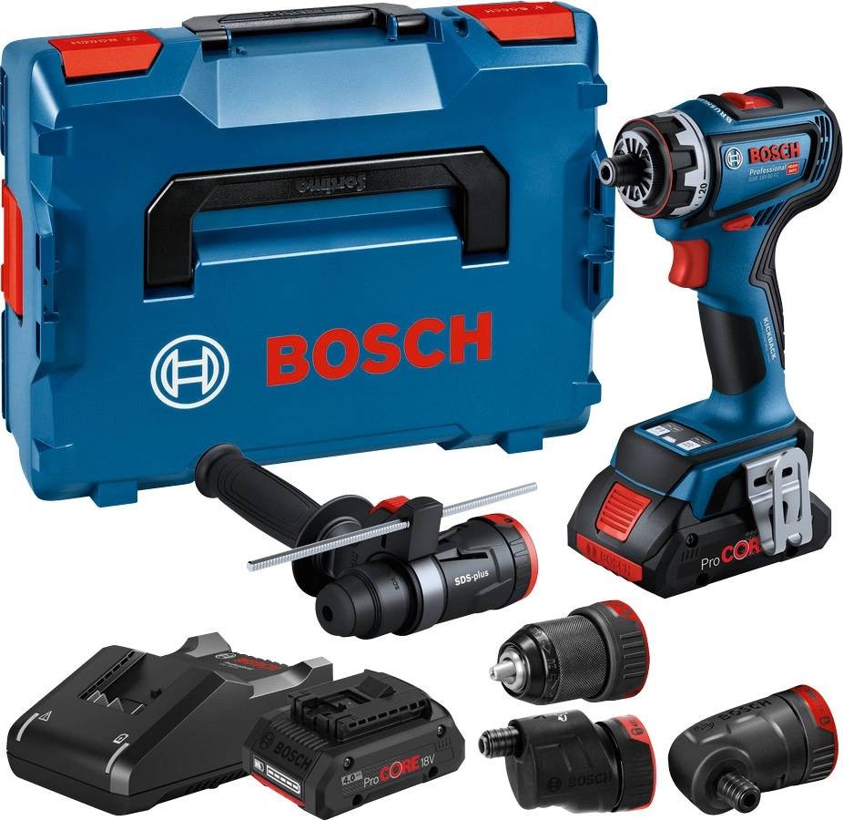 Šroubovák vrtací AKU Bosch GSR 18V-90 FC (2× AKU 4 Ah)