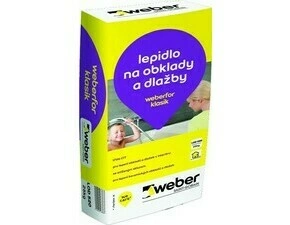 Lepidlo cementové C1T weberfor klasik 25 kg