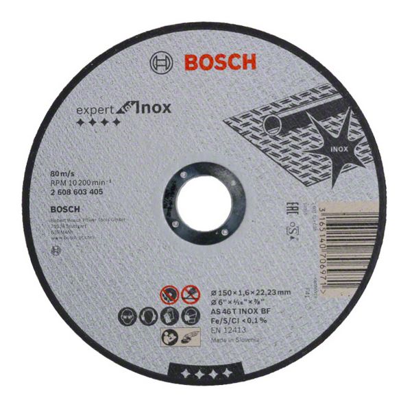 Kotouč řezný Bosch Expert for Inox 150×1,6 mm