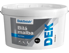 Malba interiérová DEKFINISH EXTRA bílá, 18 kg
