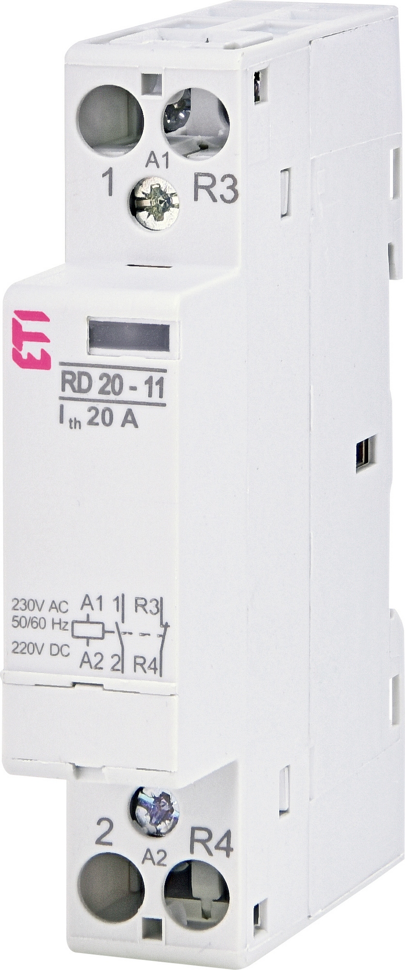 Stykač ETI RD 20-11-230V AC/DC
