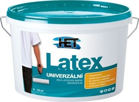 Barva latexová HET Latex univerzální bílý, 5+1 kg