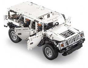 RC stavebnice Hummer H2 Warrior RC – 575 dílků