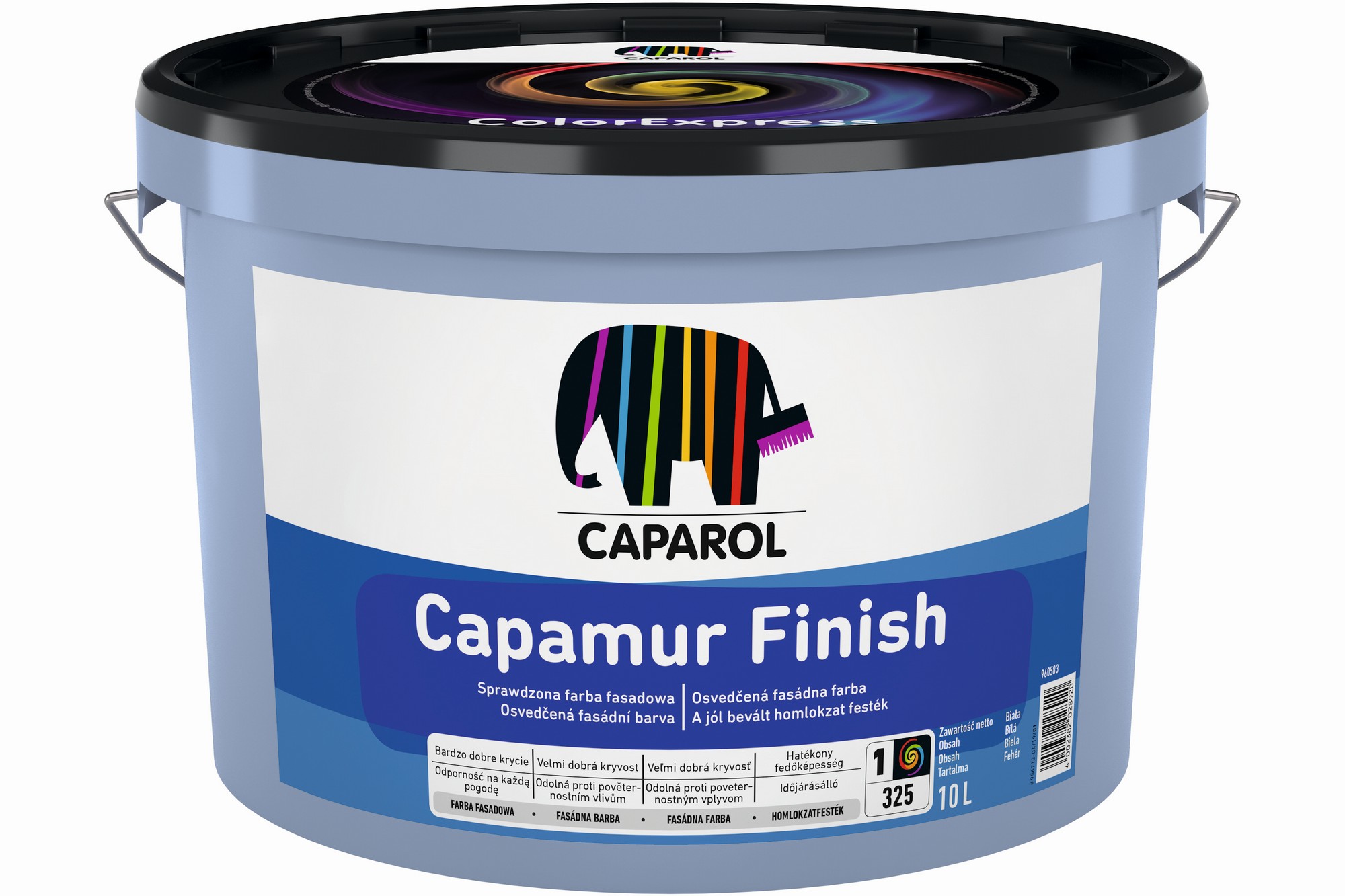 Barva fasádní akrylátová Caparol Capamur Finish B1 10 l