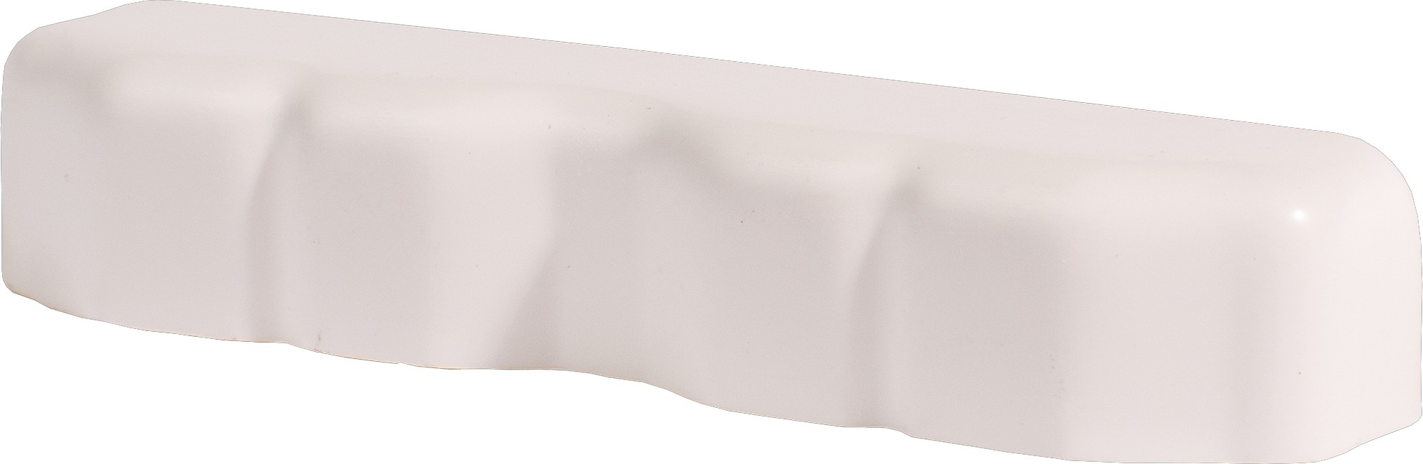 Kryt plotovky plastový HOPA rovný bílý
