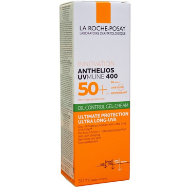 Zmatňující gel-krém na obličej ANTHELIOS SPF 50+ 50 ml