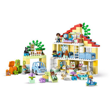 LEGO® DUPLO® Město – Rodinný dům 3 v 1