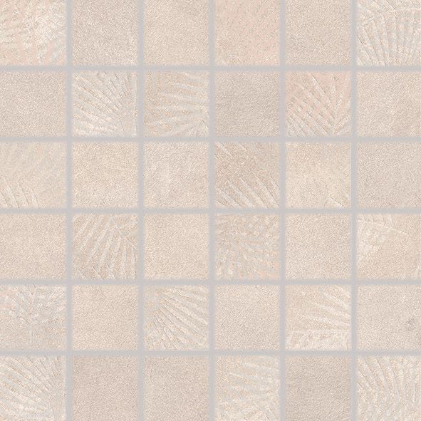 Mozaika Rako Lampea 5×5 cm (set 30×30 cm) béžová WDM05688