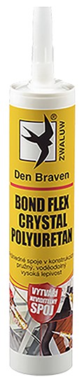 Tmel polyuretanový Den Braven BOND FLEX CRYSTAL 300 ml