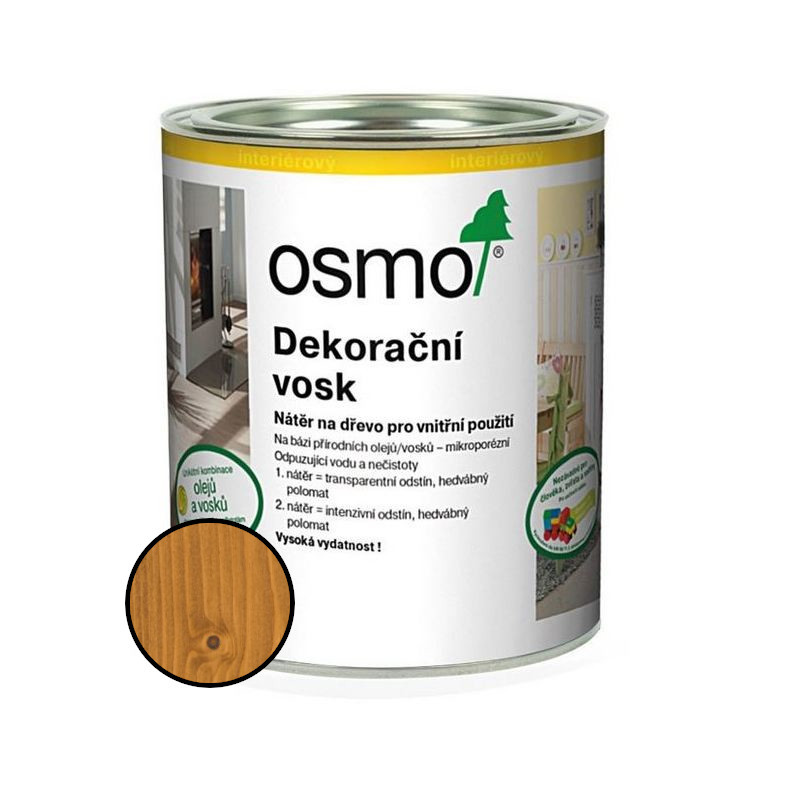 Vosk dekorační Osmo 3123 zlatý javor 0,125 l