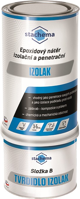 Penetrace reaktivní Stachema Izolak 4,8 kg
