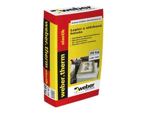 Hmota lepicí a stěrková Webertherm elastik 25 kg