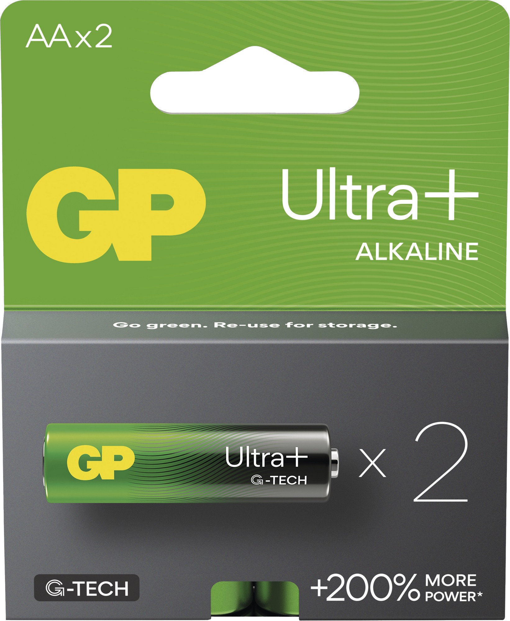 Baterie GP Ultra Plus Alkaline AA 2 ks