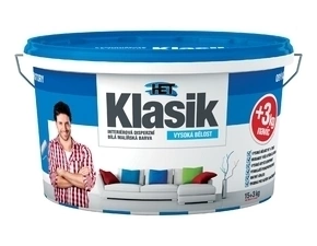 Malba interiérová HET Klasik bílá, 15+3 kg