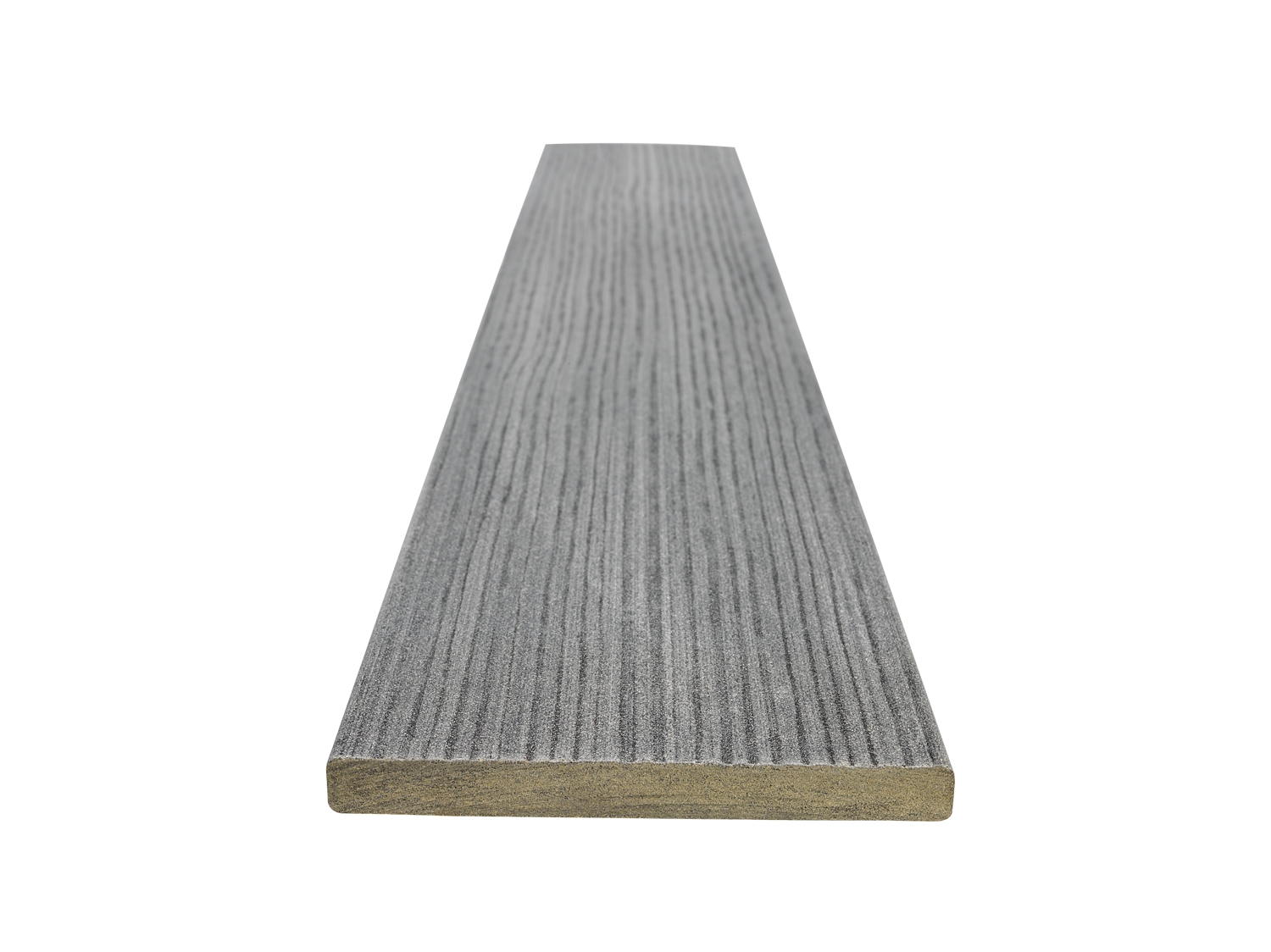 Dřevoplastová plotovka FOREST PLUS, odstín inox 120x11×3 600 mm