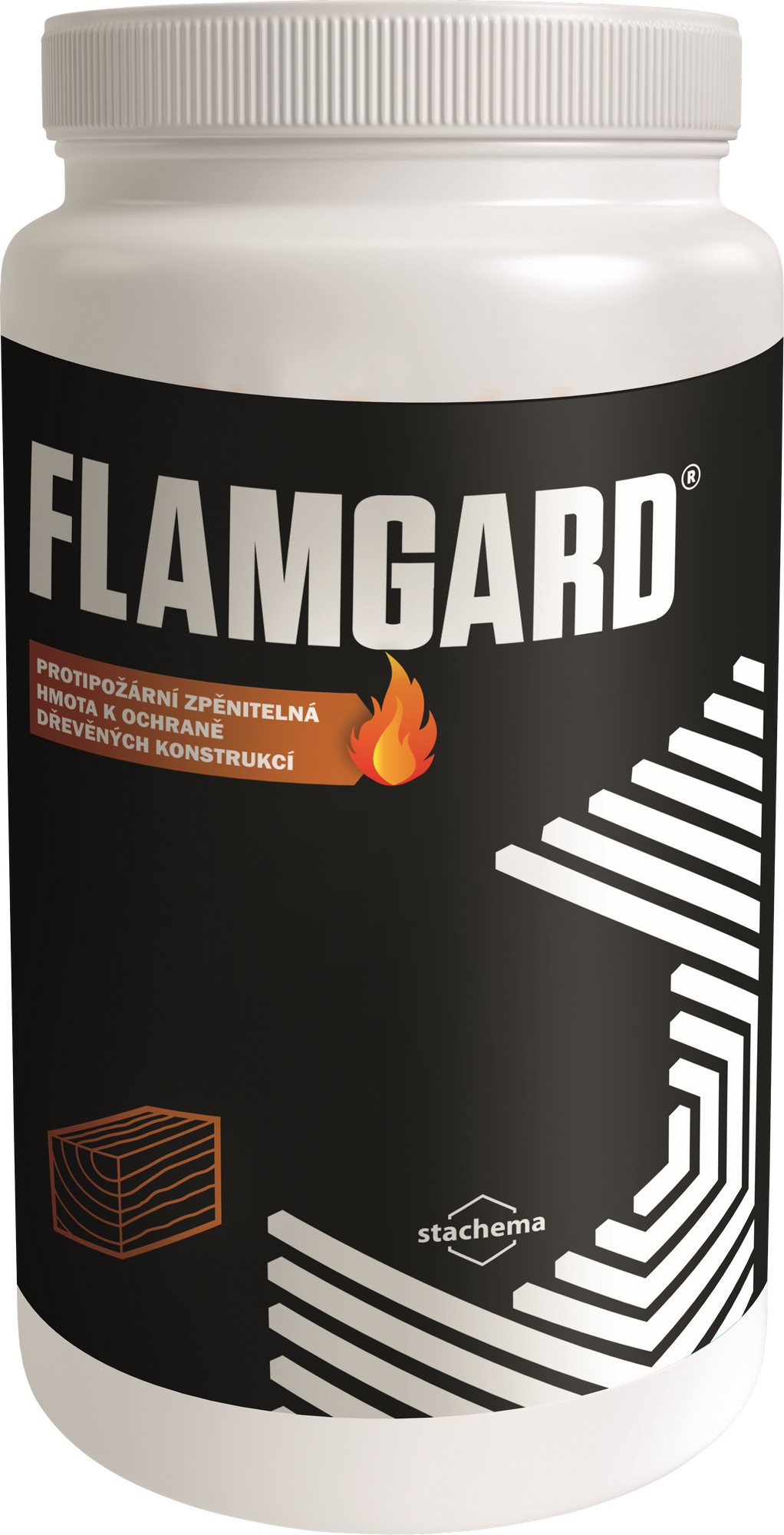 Nátěr protipožární Stachema FLAMGARD šedobílý, 10 kg