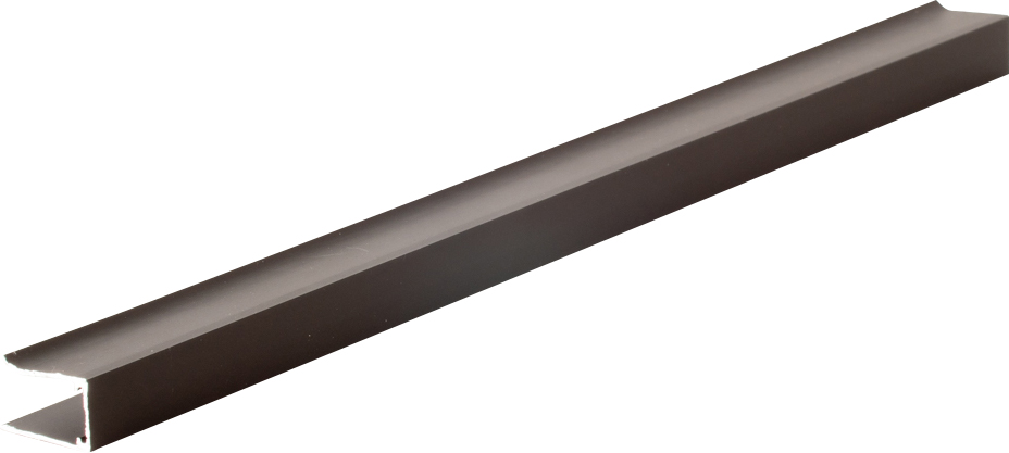 Profil U ukončovací hliníkový elox bronz 10 mm délka 6,4 m