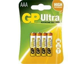 Baterie GP Ultra Alkaline AAA 4 ks