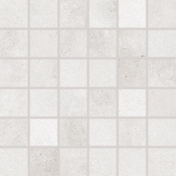 Mozaika Rako Form 5×5 cm (set 30×30 cm) světle šedá DDM05695