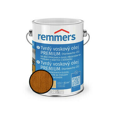 Olej tvrdý voskový Remmers Premium 1357 kastanie 0,75 l