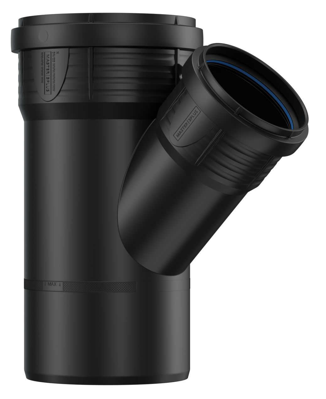 Odbočka Master 3 Plus DN 100/75 úhel 45 °