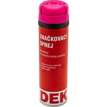 Sprej značkovací DEK růžový, 0,5 l