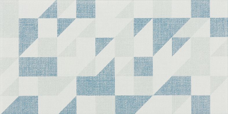 Dekor Rako Tess 20×40 cm modrá WADMB455
