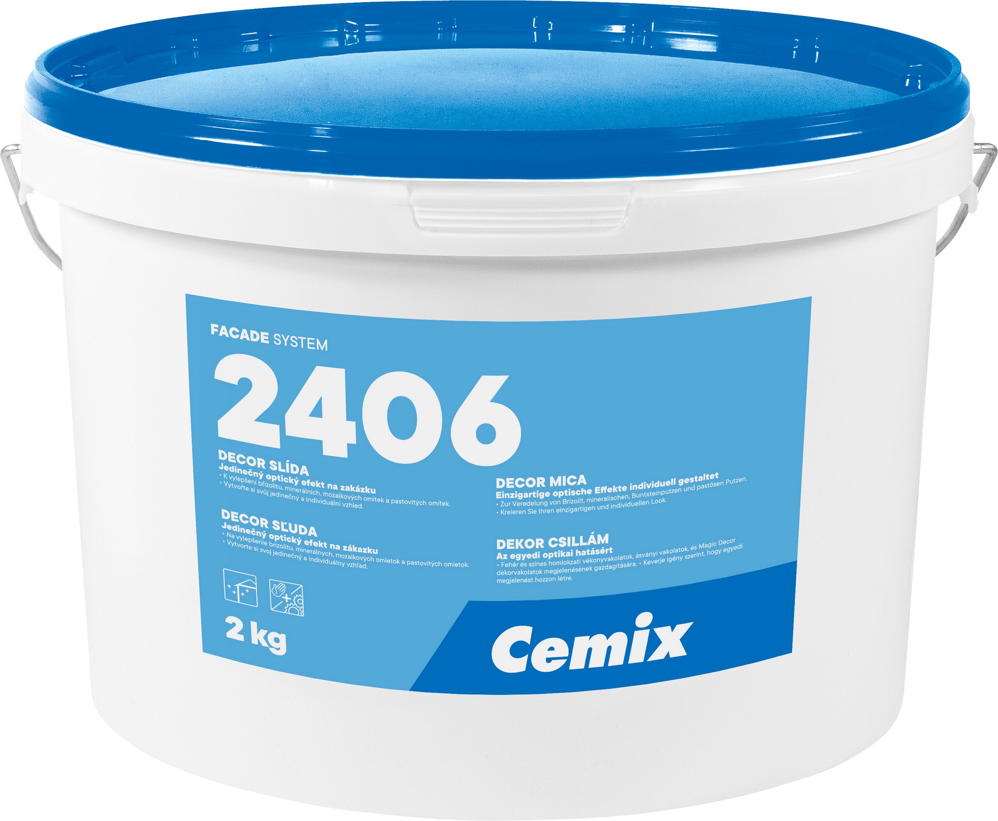 Slída Cemix 2406 Decor 1–3 mm černá 2 kg