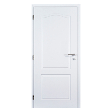 Dveře plné profilované Doornite Claudius bílé levé 600 mm