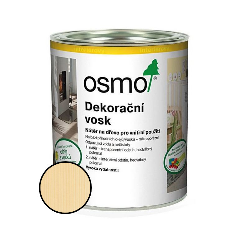 Vosk dekorační Osmo 3101 bezbarvý 0,125 l