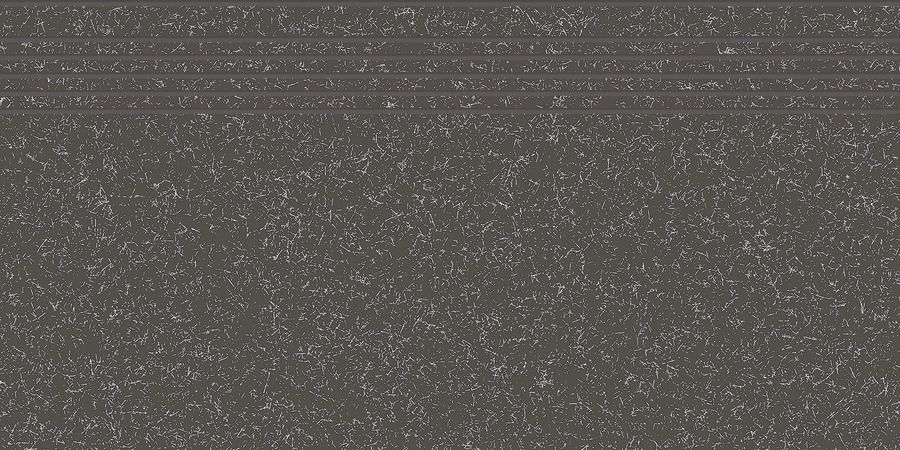 Schodovka Rako Linka 30×60 cm černá DCPSE822